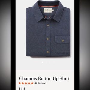 New The Normal Brand chamois long sleeve shirt Vintage blue men’s M